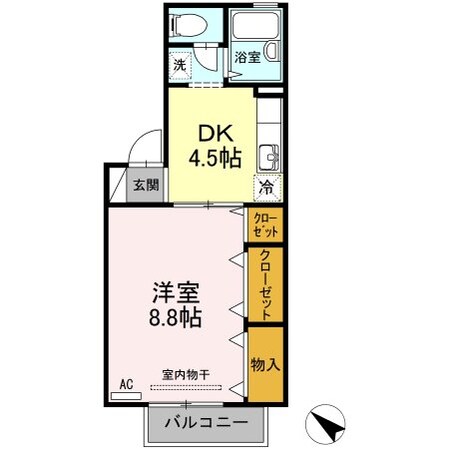 フロラシオン川内　II棟の物件間取画像